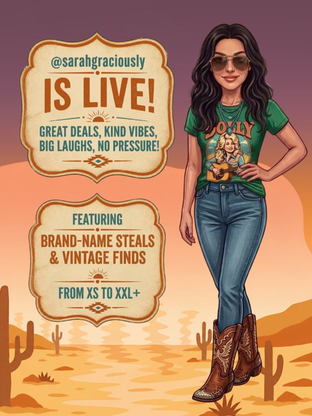 🐯 SARAHGRACIOUSLY IS LIVE! 🐯 Like This Flyer to be Notified When I Go Live!